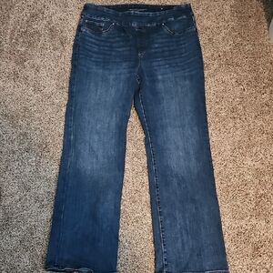 Chico's Dark Blue Flare Jeans